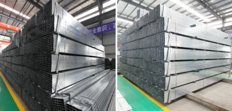 Stainless Steel/Aluminum/Galvanized Tube Square Square Shs Hollow Section 2X2 3X3 4X4 8X8 Black Steel Tube Square Steel Welded Tube