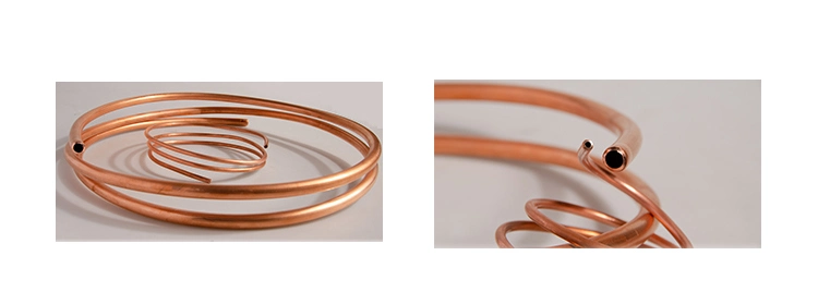 1/4" Od Copper Refrigeration ACR Tubing 100 FT, Copper Coil Tube, T2 Soft 4mm Od 6mm Transmission Copper Nickel Tubing Coil Thickness 1mm for Refrigeration (2m)