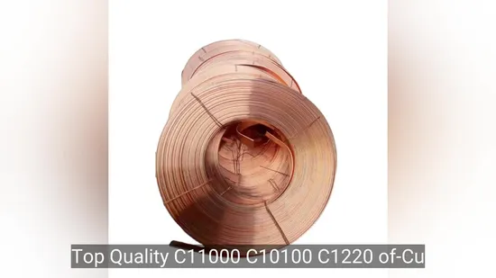 Rollo de tubo de cobre ASTM B280 de 3/8 de pulgada Tubo de cobre R410A Bobinas de tubería de cobre