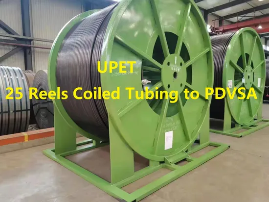 Coiled Tubing 1.75′ ′ *0.145′ ′ *15000FT, CT70, API 5st para unidad de Coiled Tubing